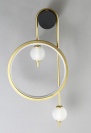 Бра RODRIGO AP20W LED BLACK/GOLD