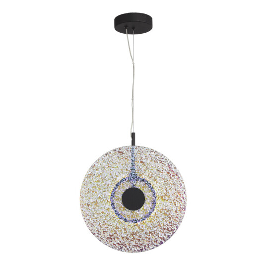 Фото SL6142.423.01 Светильник подвесной ST-Luce черный/радужный LED 1*8W 4000K АЛЮМО