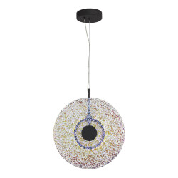 Фото SL6142.423.01 Светильник подвесной ST-Luce черный/радужный LED 1*8W 4000K АЛЮМО