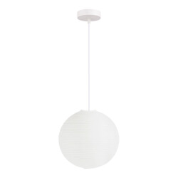 Фото SLE6020-503-01 Светильник подвесной EVOLUCE белый D300mm E27 1*60W MOON