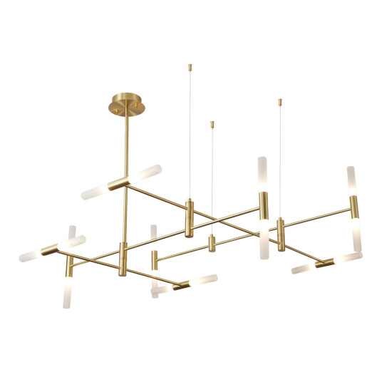 Фото SL1216.203.16 Светильник подвесной ST-Luce Матово золотистый/Белый G9 16*5W 4000K РИМИНИ