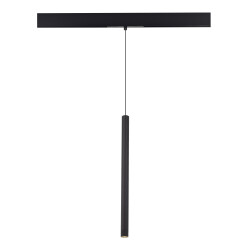 Фото ST683.436.08 Магнитный трековый светильник Черный LED 1*8W 3000K 450Lm Ra90 24° IP20 D30xH500 48V SKYLINE 48