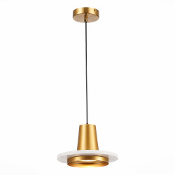 Фото SL1212.203.01 Подвес ST-Luce Латунь/Латунь, Белый LED 1*12W 3000K ОЛЬТАРНО