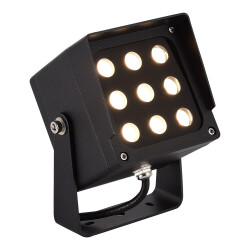 Фото SL9520.415.01 Светильник уличный наземный ST-Luce черный/черный LED 1*18W 3000K/4000K/6500K GLARE