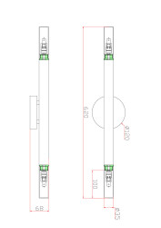Фото Настенный светильник (бра) Freya FR6109WL-02G