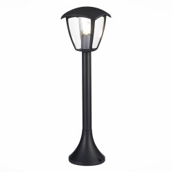 Фото SL081.405.01 Светильник уличный наземный ST-Luce Черный/Черный, Прозрачный E27 1*40W SIVINO