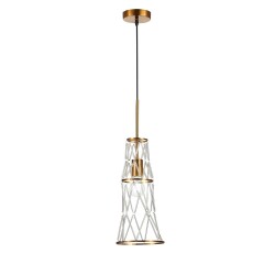 Фото SL1016.203.01 Светильник подвесной ST-Luce Золотистый/Золотистый, Прозрачный E27 1*60W НАРРИО