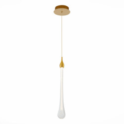 Фото SL6103.203.01 Подвес ST-Luce Золотистый/Прозрачный LED 1*3W 4000K ФАЭНЦА