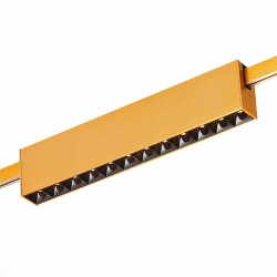 Фото ST816.246.12 Магнитный трековый светильник FARM Золотистый LED 1*12W 4000K 706Lm Ra90 40 IP20 L232x FARM