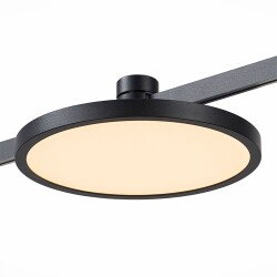 Фото ST818.446.12 Магнитный трековый светильник FARM Черный LED 1*10W 4000K 500Lm Ra80 120 IP20 D168xH54 FARM