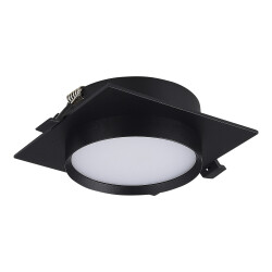 Фото ST258.418.01 Св-к встр. Черный GX53 1*50W IP20 L109xW109xH43 220V Без ламп Встраиваемые светильники