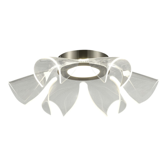 Фото SL6235.102.20 Светильник потолочный ST-Luce Никель/Прозрачный LED 1*20W 4000K FAIRY