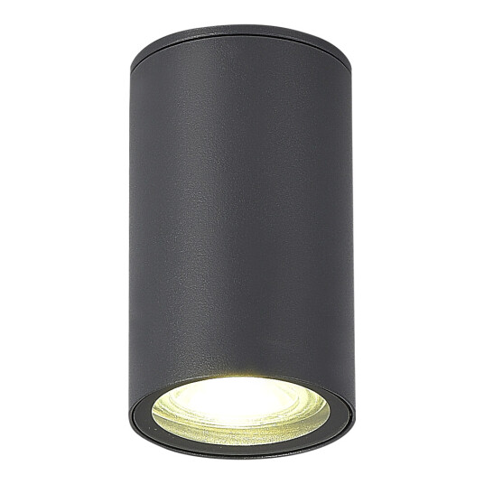 Фото SL9010.712.01 Светильник уличный потолочный ST-Luce серый GU10 1*50W TUBO