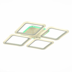 Фото SLE200452-04RGB Светильник потолочный Белый/Белый LED 1*112W RGB 8W 3000-6000K QUTRO