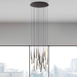 Фото 9377+9240 (24L) Подвесная люстра BOOMERANG