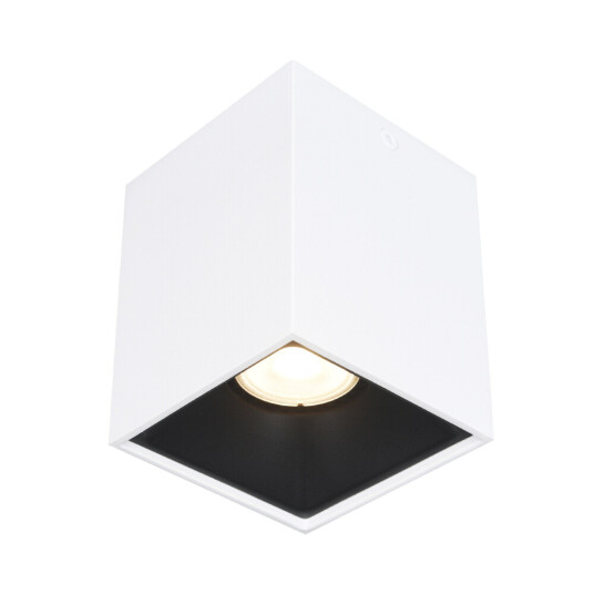 Фото ST168.542.01 Светильник потолочный Белый GU10 1*50W IP20 L82,5xW82,5xH104 220V Без ламп Накладные светильники