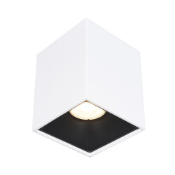 Фото ST168.542.01 Светильник потолочный Белый GU10 1*50W IP20 L82,5xW82,5xH104 220V Без ламп Накладные светильники