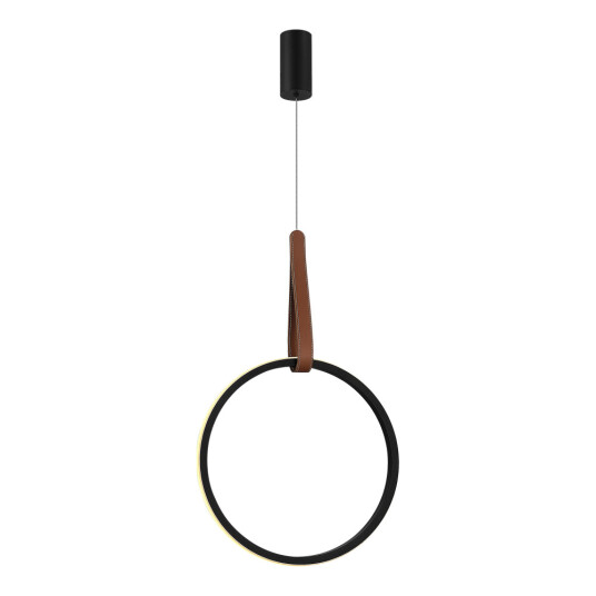 Фото SL6131.403.20 Светильник подвесной ST-Luce Черный/Черный, Терракотовый LED 1*20W 4000K SHAPE