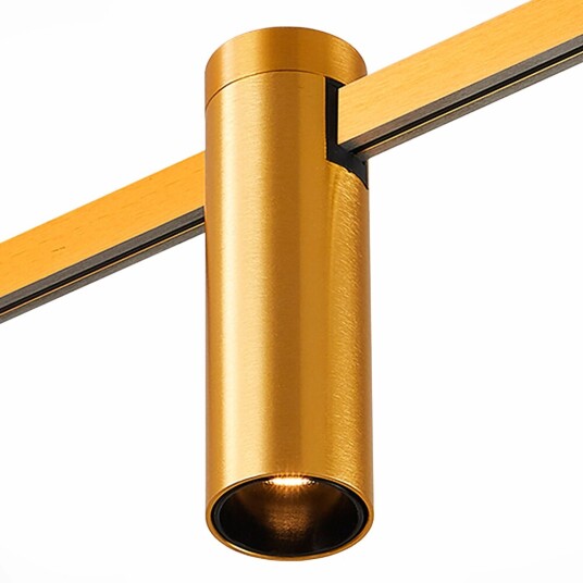 Фото ST810.246.05 Магнитный трековый светильник FARM Золотистый LED 1*5W 4000K 230Lm Ra90 60 IP20 D35xH1 FARM