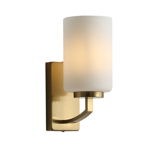 Фото SL1403.301.01 Светильник настенный ST-Luce Латунь/Прозрачный E27*1 40W ОПАЛ