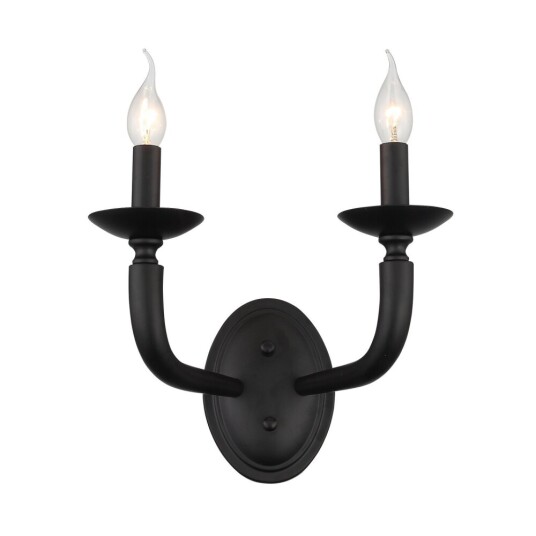 Фото SL1114.401.02 Бра ST-Luce Черный E14 2*40W ФОРТЕЗА