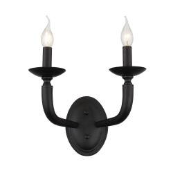 Фото SL1114.401.02 Бра ST-Luce Черный E14 2*40W ФОРТЕЗА