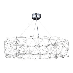 Фото SL6602.103.72 Светильник подвесной ST-Luce Хром/Прозрачный LED 1*72W 4000K ГРАВЕТТА