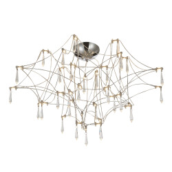 Фото SL6601.102.78 Светильник потолочный ST-Luce Хром/Прозрачный LED 78*0,35W 3000K ГРАВЕТТА