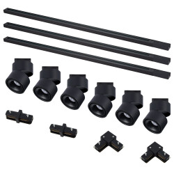 Фото ST2652.430.06 Комплект трек, черный,6св-ков,3шинопр-да, кон-ры,ST652.436.12,ST001.419.00,ST002.419.0 BASE