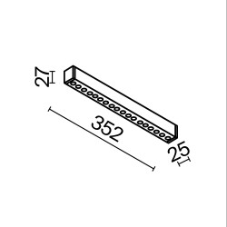 Фото Трековый светильник Technical TR082-4-18WTW-M-W