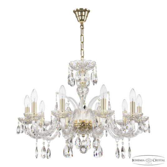 Фото Люстра хрустальная 118/10/240 G Bohemia Ivele Crystal (Богемия Ивеле Кристалл)