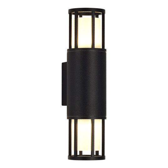 Фото SL9017.401.02 Светильник уличный настенный ST-Luce черный/черный GU10 2*15W MESA