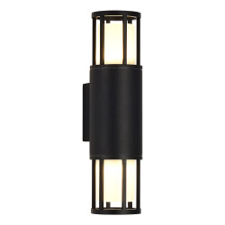 Фото SL9017.401.02 Светильник уличный настенный ST-Luce черный/черный GU10 2*15W MESA