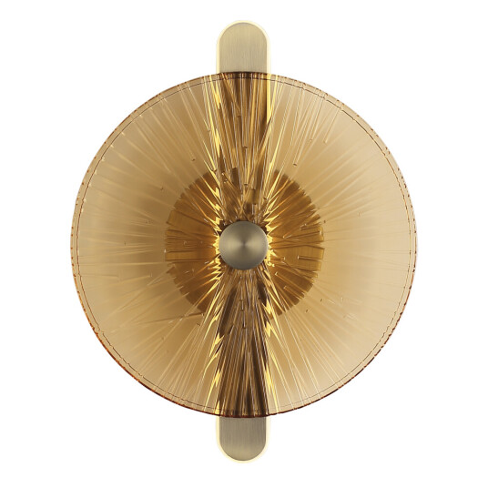 Фото SL6141.311.01 Светильник настенный ST-Luce бронза/янтарь LED 1*11W 4000K АЗИО