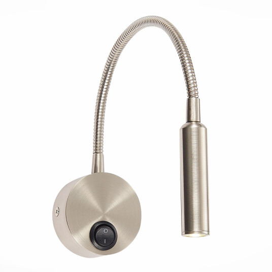 Фото ST653.131.01 Светильник настенный ST-Luce Никель/Никель LED 1*3W 3000K Настенные светильники