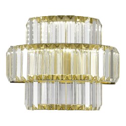 Фото SL1622.311.01 Светильник настенный ST-Luce Латунь/Прозрачный LED 1*21W 4000K ТИВОЛИ