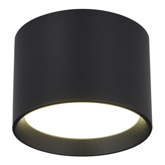 Фото ST163.402.01 Светильник потолочный Черный GX53 1*50W IP20 D85xH60 220V Без ламп Накладные светильники