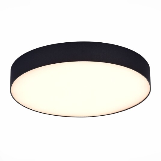 Фото ST606.432.36 Светильник потолочный Черный LED 1*36W 3000K 3 240Lm Ra>90 120° IP20 D300xH55 180-240V Накладные светильники