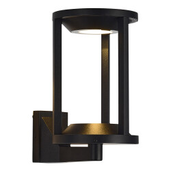 Фото SL9535.401.01 Светильник уличный настенный ST-Luce черный/черный LED 1*9W 3000K GLORR