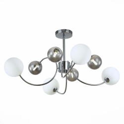 Фото SLE220912-08 Светильник потолочный Хром/Белый, Дымчатый G9 LED 8*5W FORMAE