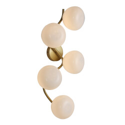 Фото SL1519.301.05 Светильник настенный ST-Luce Латунь/Белый G9 5*5W 4000K SWEVEN