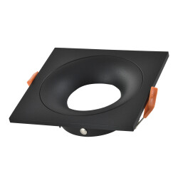 Фото ST259.408.01 Св-к встр. Черный GU10 1*50W IP44 L100xW100xH40 -V Без ламп Встраиваемые светильники