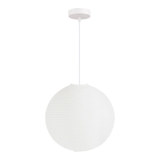 Фото SLE6020-513-01 Светильник подвесной EVOLUCE белый D400mm E27 1*60W MOON