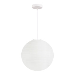 Фото SLE6020-513-01 Светильник подвесной EVOLUCE белый D400mm E27 1*60W MOON