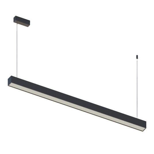 Фото ST612.433.32 Светильник подвесной Черный LED 1*35W 3000K 698Lm Ra>80 120°IP20 L1120xW50xH60 180-220V Подвесные светильники