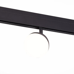 Фото ST358.446.07 Магнитный трековый светильник Черный LED 1*7W 4000K 520Lm Ra>80 120° IP20 L120xW90xH192 SKYLINE 48