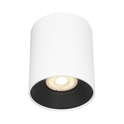 Фото ST167.542.01 Светильник потолочный Белый GU10 1*50W IP20 D80xH95 220V Без ламп Накладные светильники