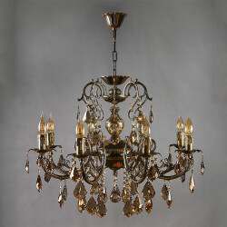 Фото 8888/8 PB Honey Leaf Люстра