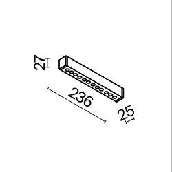 Фото Трековый светильник Technical TR082-4-12WTW-M-B
