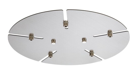 Фото Универсальная потолочная база Crystal Lux D350-5 NICKEL